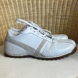 Steve Madden Casual White Leather Roloo Sneakers Size 9